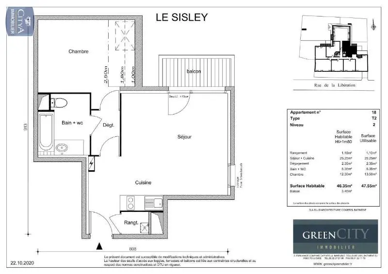 Photo 8 Appartement 2 pièces 47.55m²