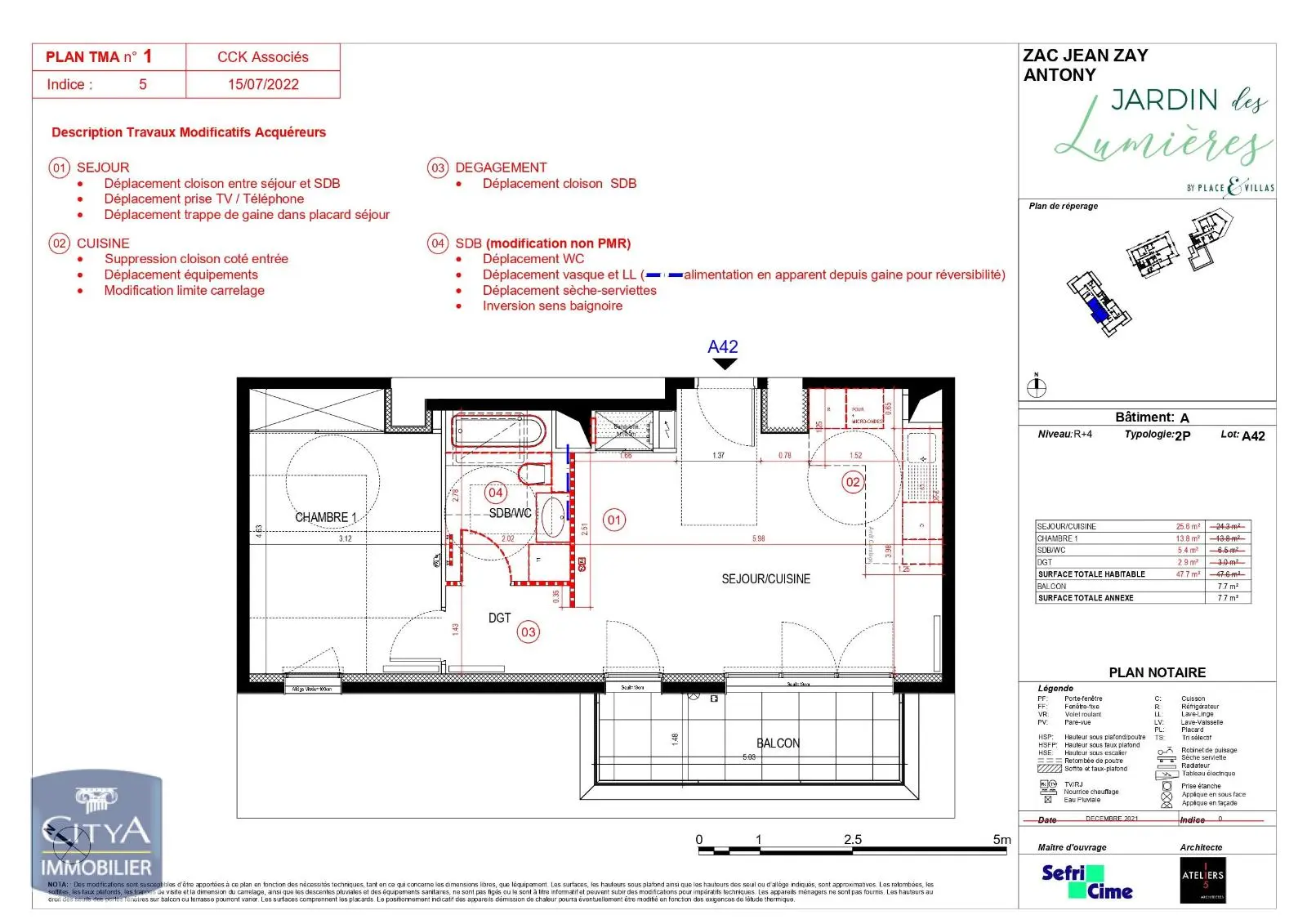 Photo 7 Appartement 2 pièces 47.7m²