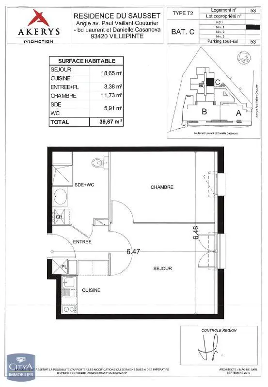 Photo 6 Appartement 2 pièces 39.9m²