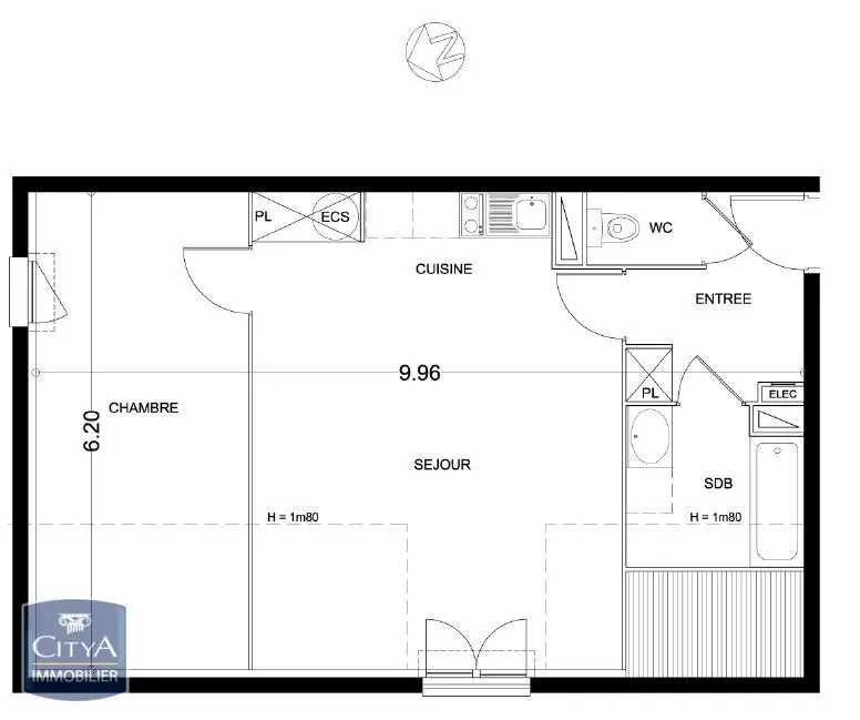 Photo 6 Appartement 2 pièces 44.62m²