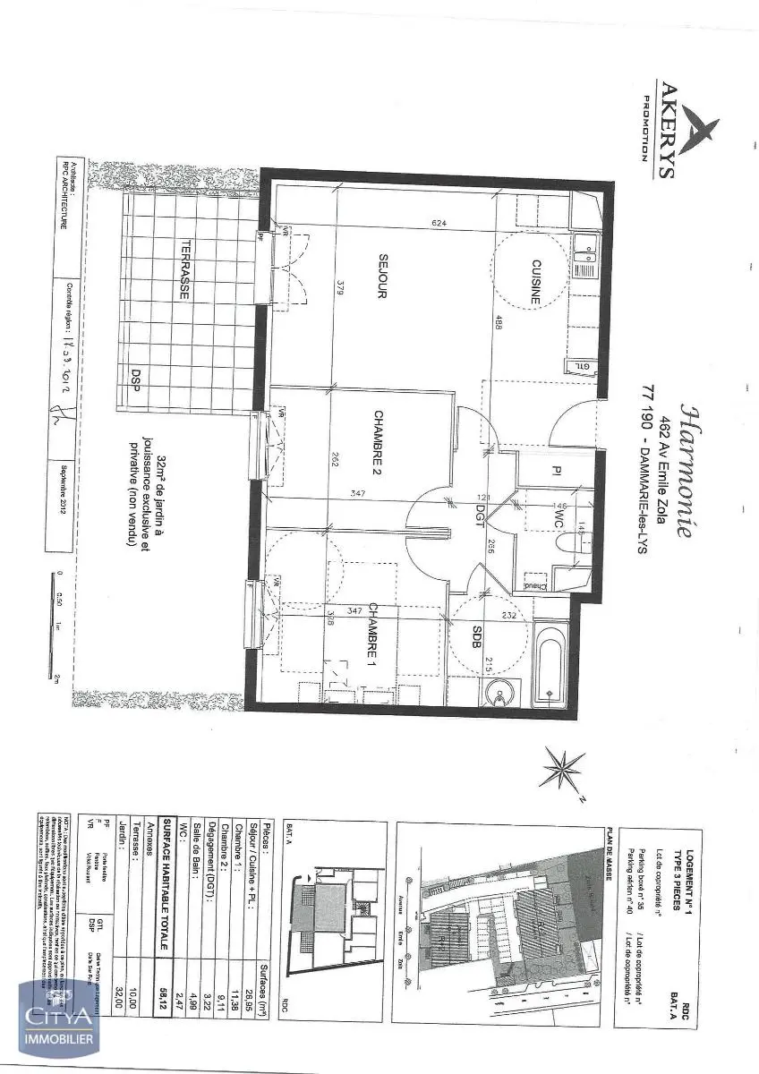 Photo 9 Appartement 3 pièces 58.12m²