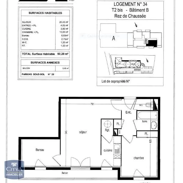 Photo 13 Appartement 2 pièces 48.61m²