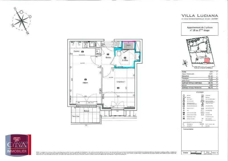 Photo 5 Appartement 2 pièces 36.7m²
