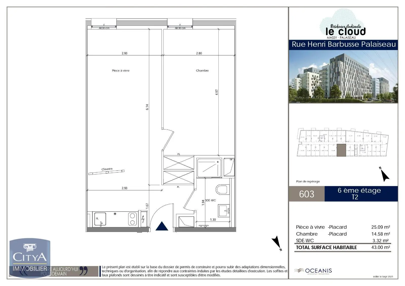 Photo 8 Appartement 2 pièces 43m²