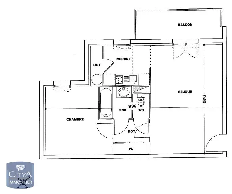 Photo 6 Appartement 2 pièces 47.35m²