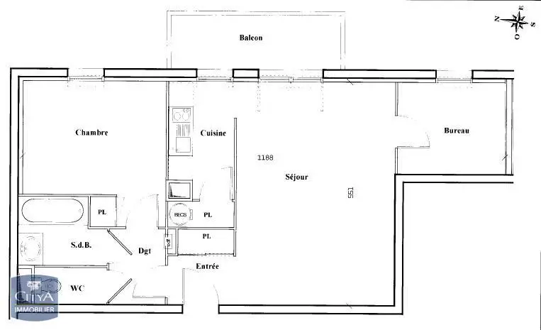 Photo 8 Appartement 3 pièces 54.95m²
