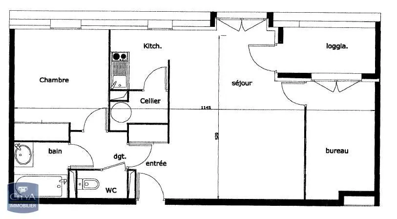 Photo 8 Appartement 3 pièces 54.32m²