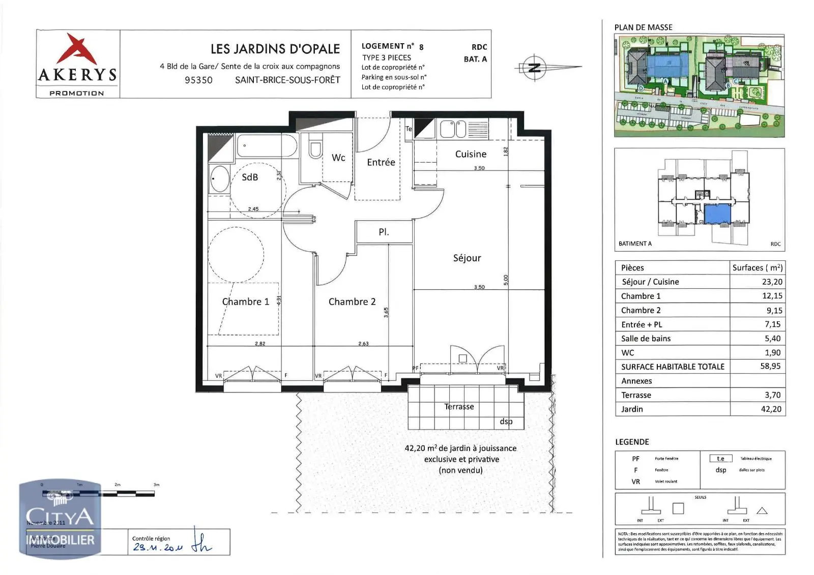 Photo 4 Appartement 3 pièces 58.93m²