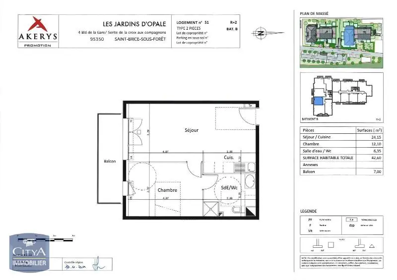 Photo 13 Appartement 2 pièces 46.1m²