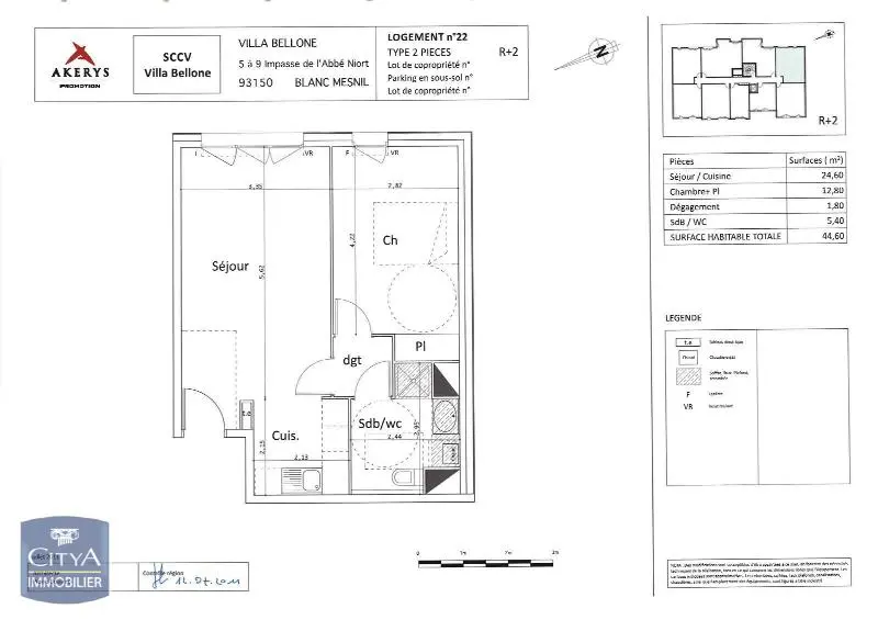 Photo 9 Appartement 2 pièces 44.19m²