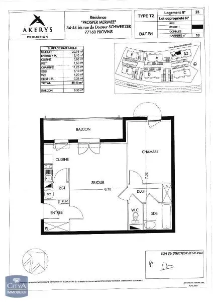 Photo 9 Appartement 2 pièces 48.05m²