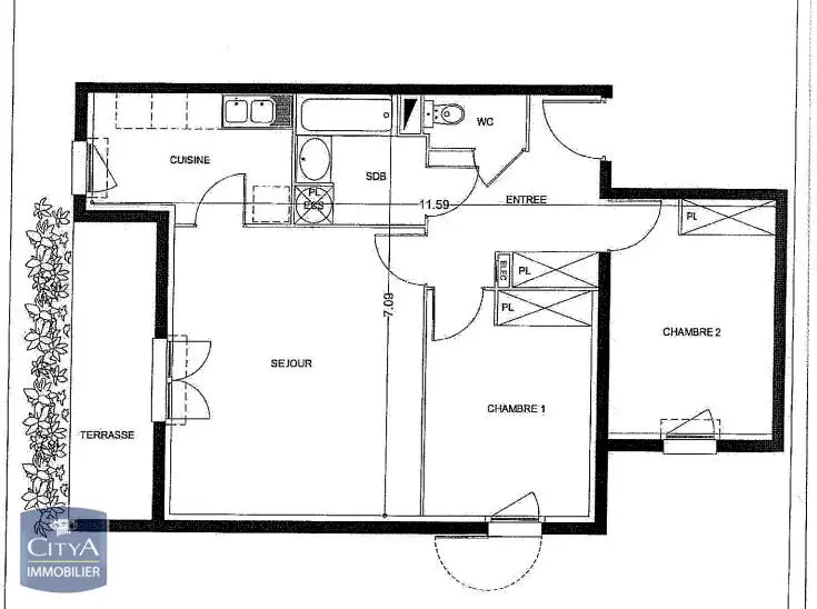 Photo 3 Appartement 3 pièces 62m²