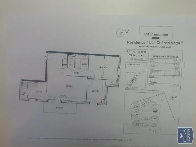 Photo 4 Appartement 3 pièces 55.21m²