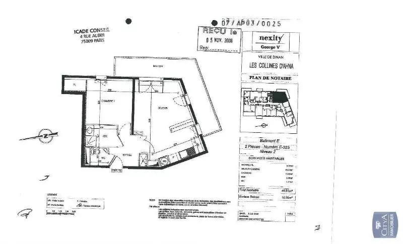 Illustration pour Appartement 2 pièces 46.91m² Photo Appartement 2 pièces 46.91m²