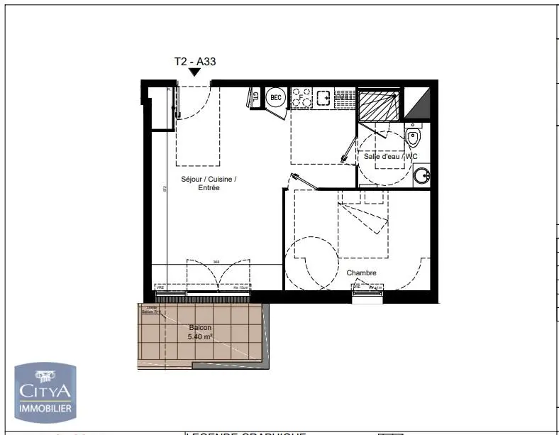 Photo 8 Appartement 2 pièces 42.91m²
