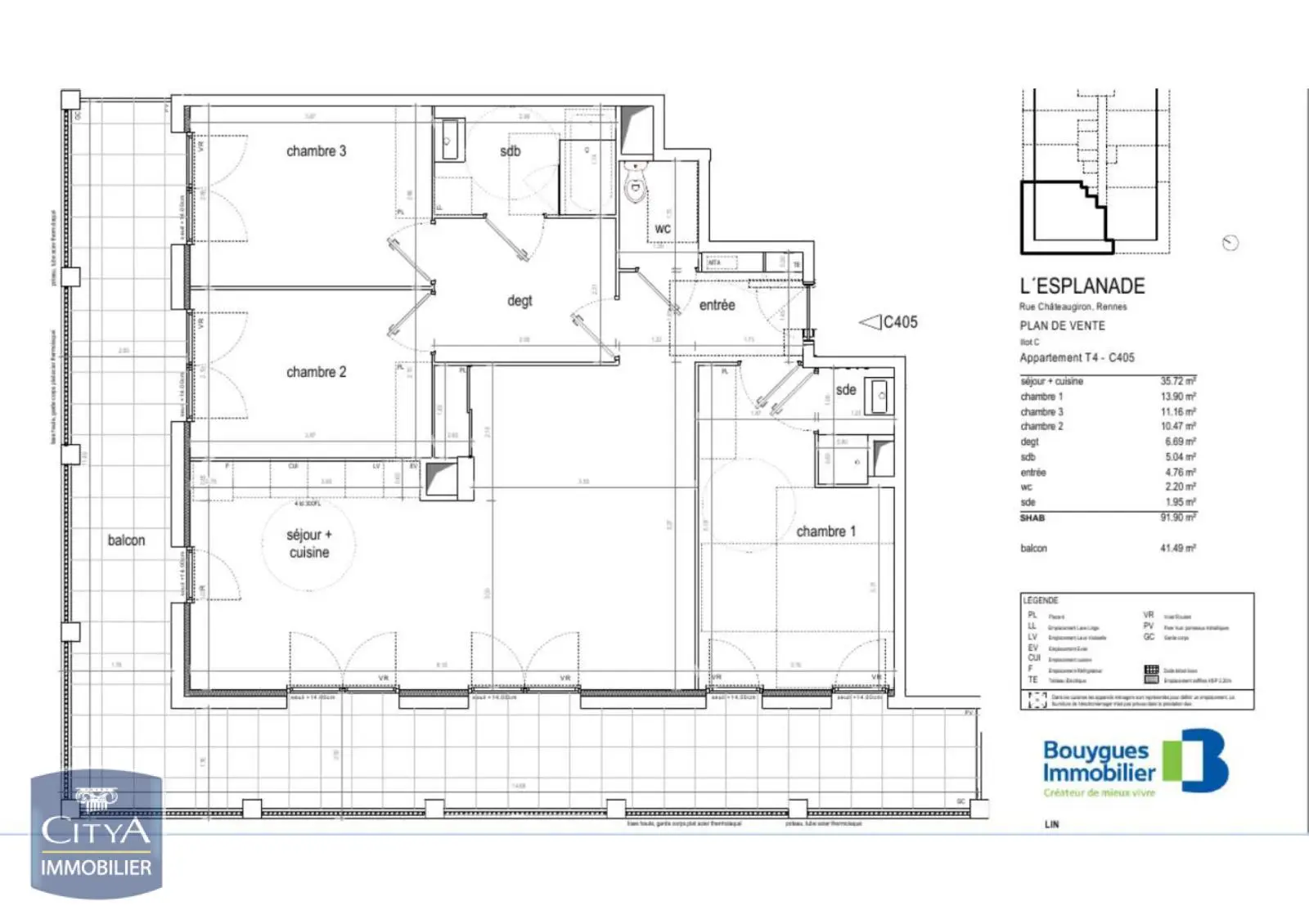 Photo 8 Appartement 4 pièces 91.9m²