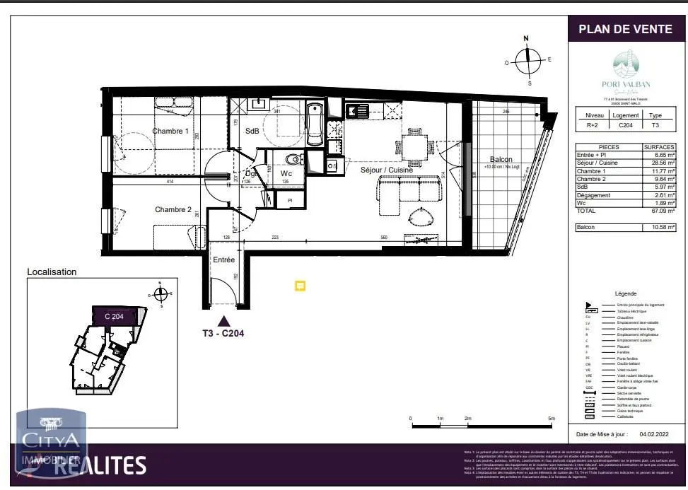 Photo 13 Appartement 3 pièces 67.09m²