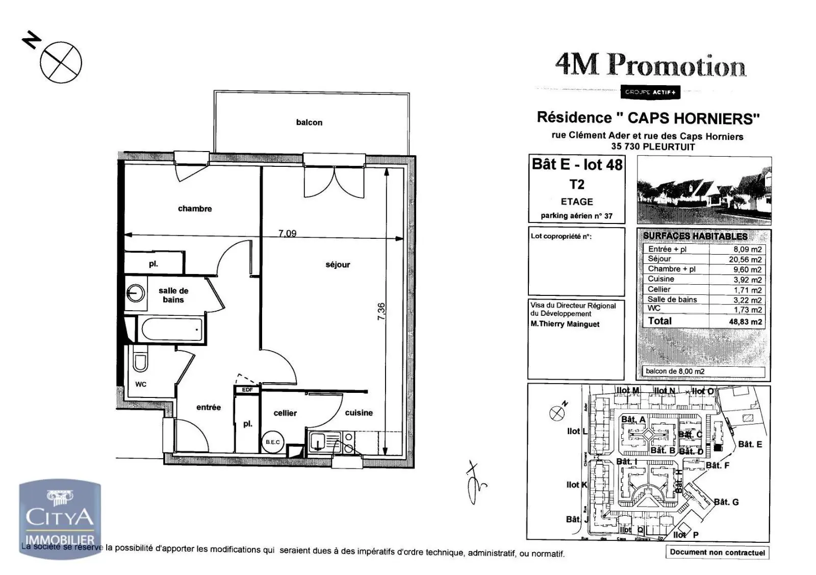 Photo 2 Appartement 2 pièces 48.25m²