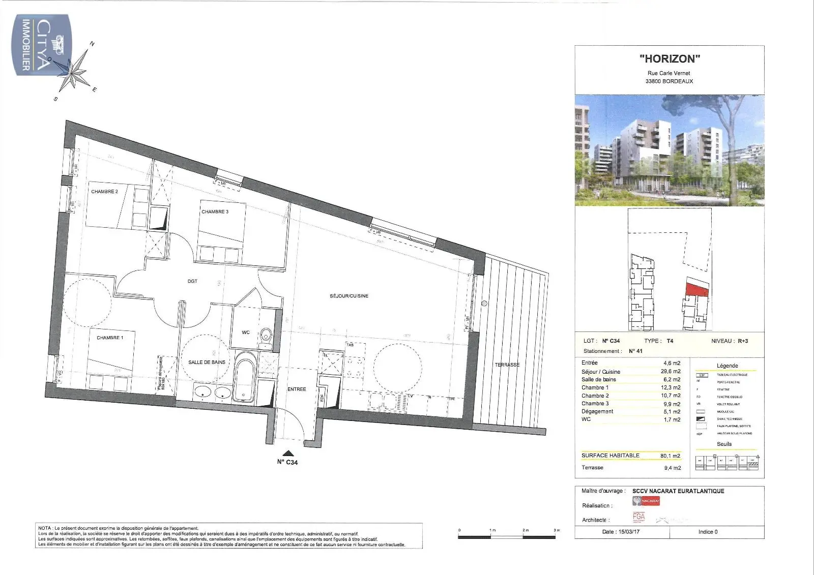 Photo 1 Appartement 4 pièces 80.1m²