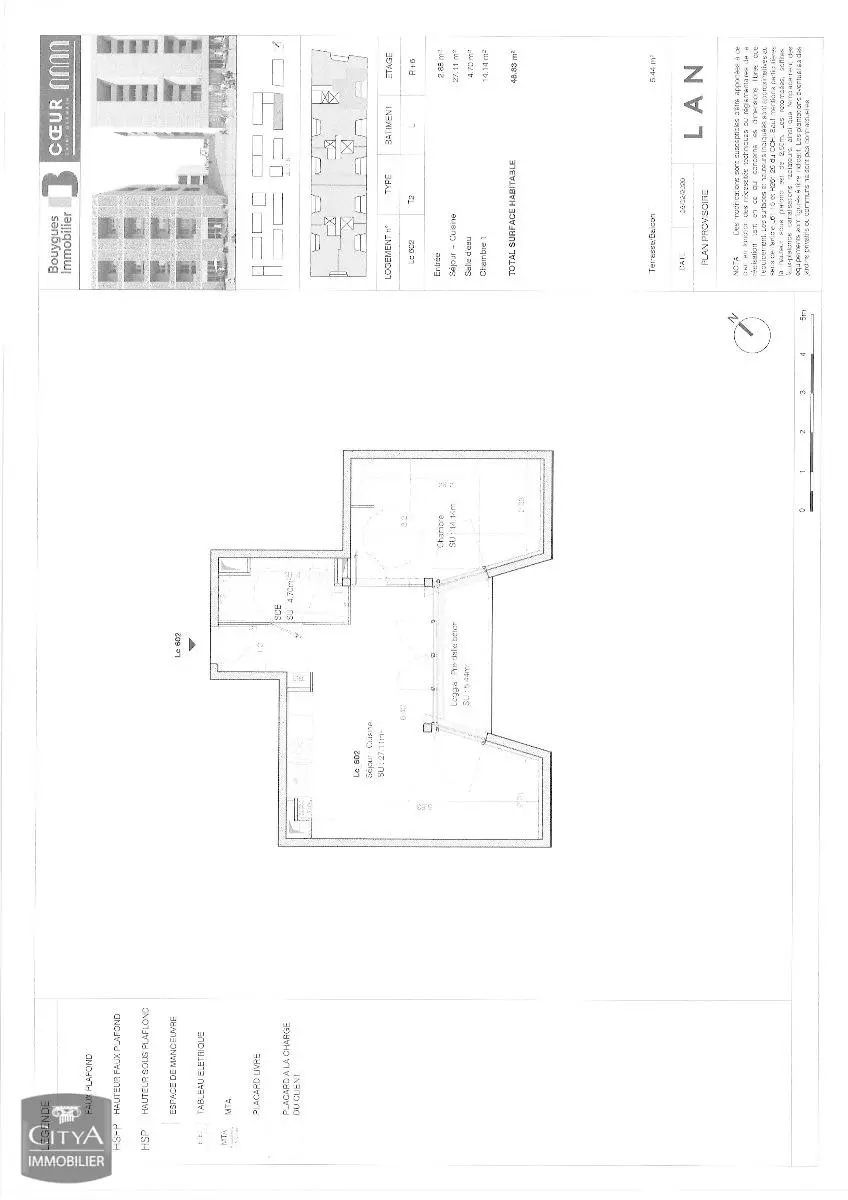 Photo 2 Appartement 2 pièces 48.83m²