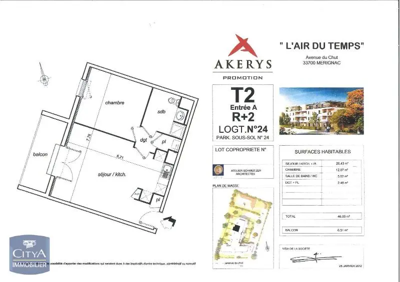 Photo 7 Appartement 2 pièces 46.81m²