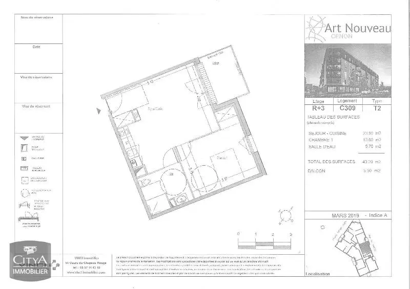 Photo 10 Appartement 2 pièces 43.2m²