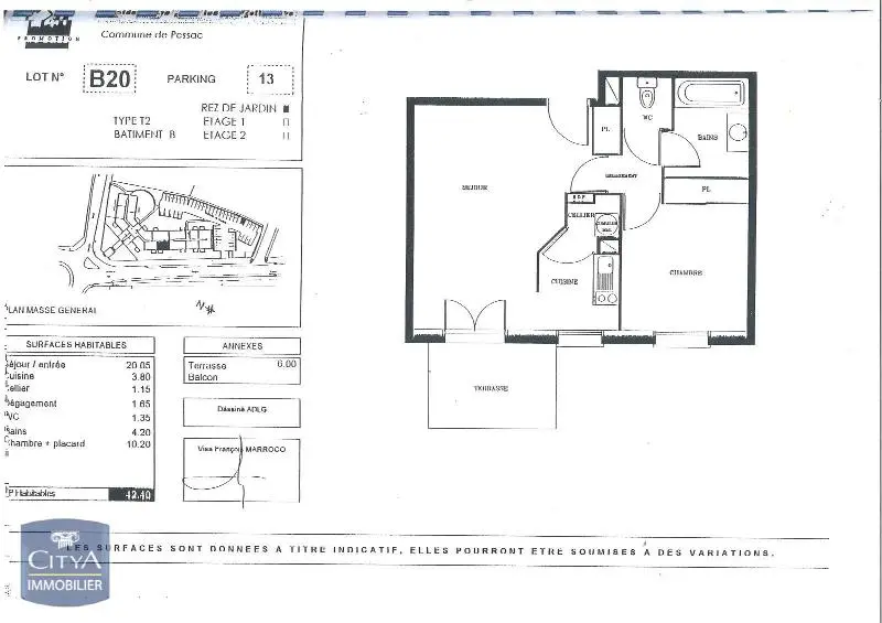 Photo 5 Appartement 2 pièces 38.28m²