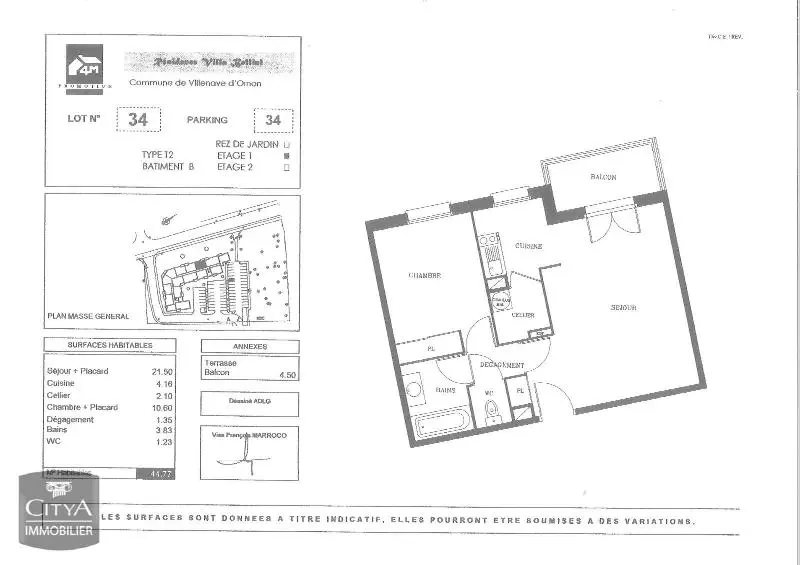 Photo 10 Appartement 2 pièces 44.97m²