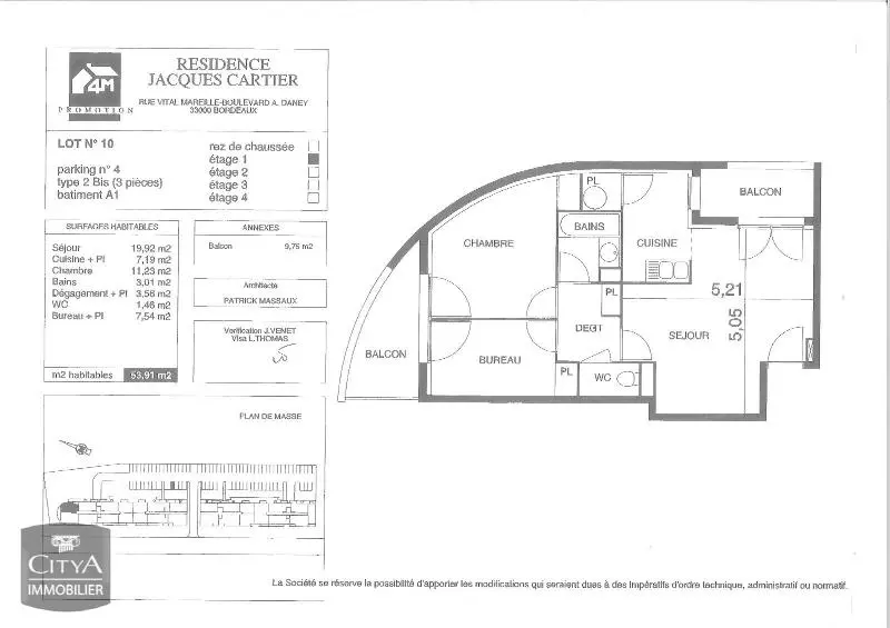 Photo 11 Appartement 3 pièces 53.53m²