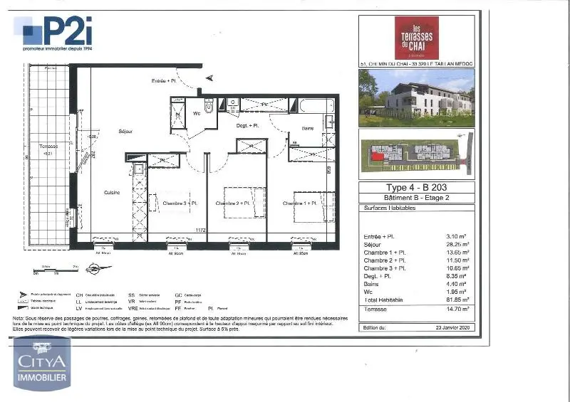 Photo 12 Appartement 4 pièces 81.85m²