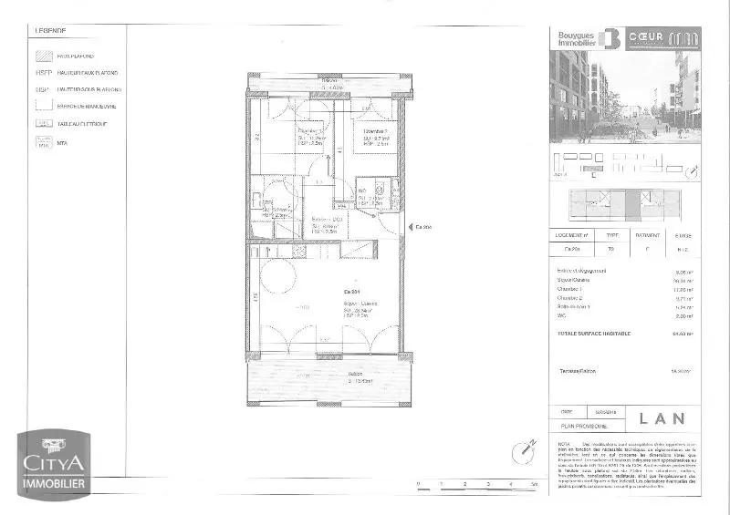 Photo 10 Appartement 3 pièces 64.63m²