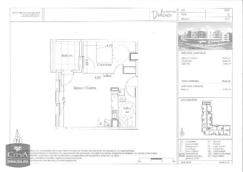 Photo 9 Appartement 2 pièces 44.53m²