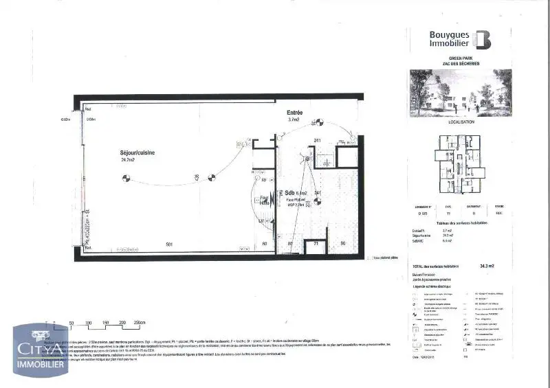 Photo 6 Appartement 1 pièce 34.14m²