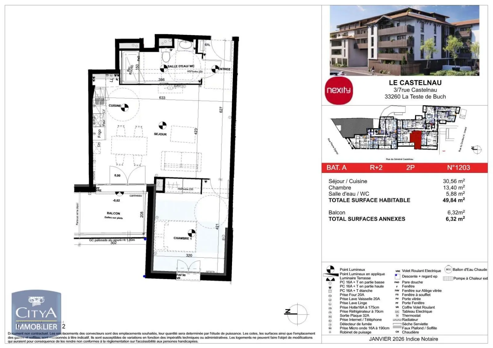 Photo 10 Appartement 2 pièces 49.84m²