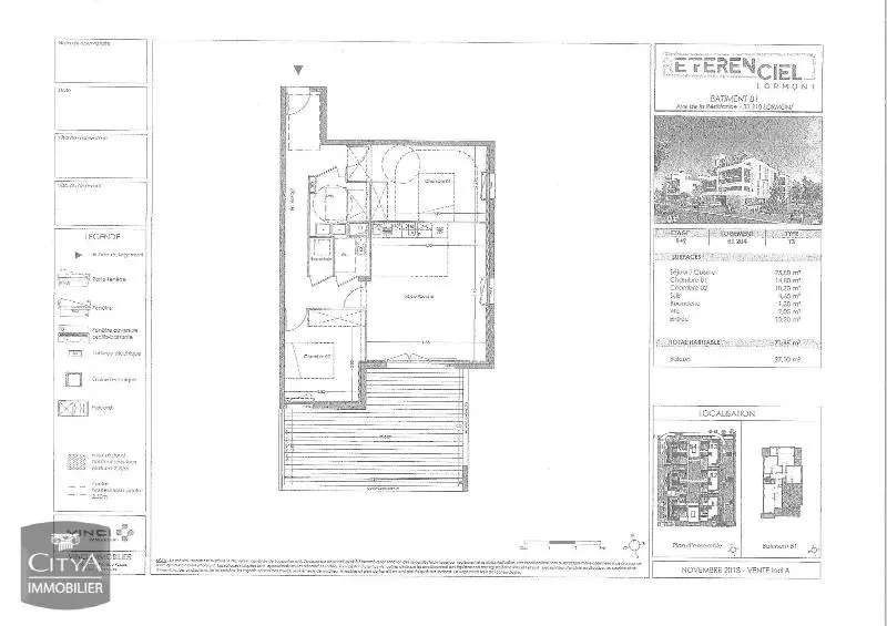 Photo 9 Appartement 3 pièces 71.65m²