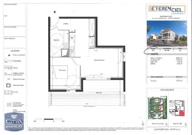 Photo 5 Appartement 2 pièces 42.9m²