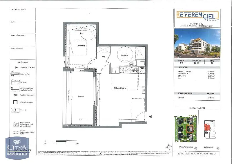 Photo 7 Appartement 2 pièces 44.7m²