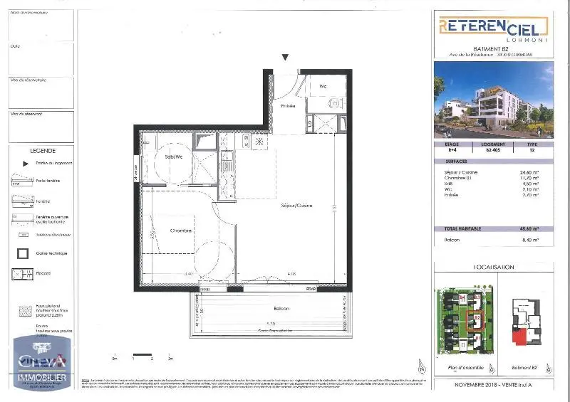Photo 7 Appartement 2 pièces 45.6m²