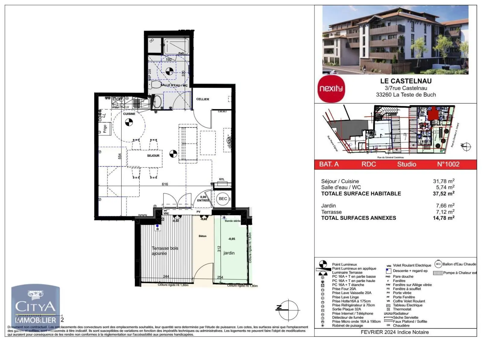 Photo 10 Appartement 1 pièce 37.52m²