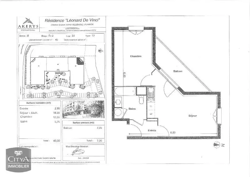 Photo 1 Appartement 2 pièces 40m²