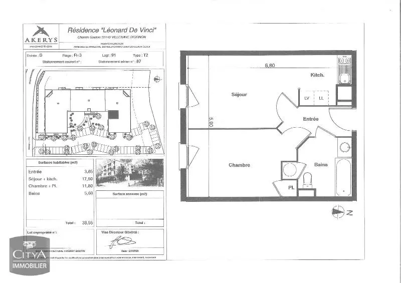 Photo 7 Appartement 2 pièces 38.55m²