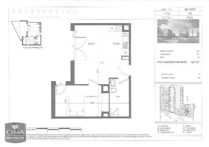 Photo 5 Appartement 2 pièces 42.5m²