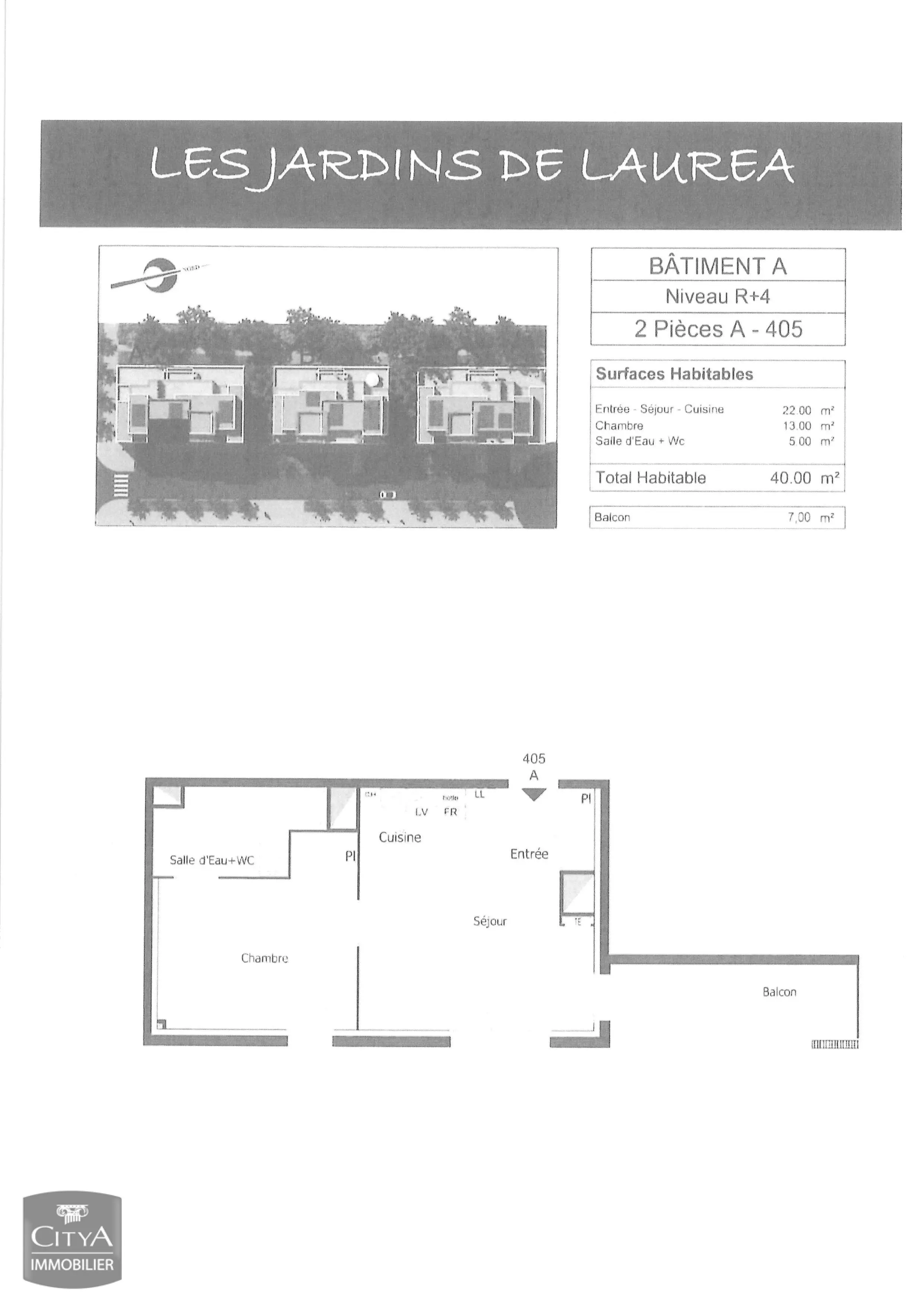 Photo 2 Appartement 2 pièces 40m²