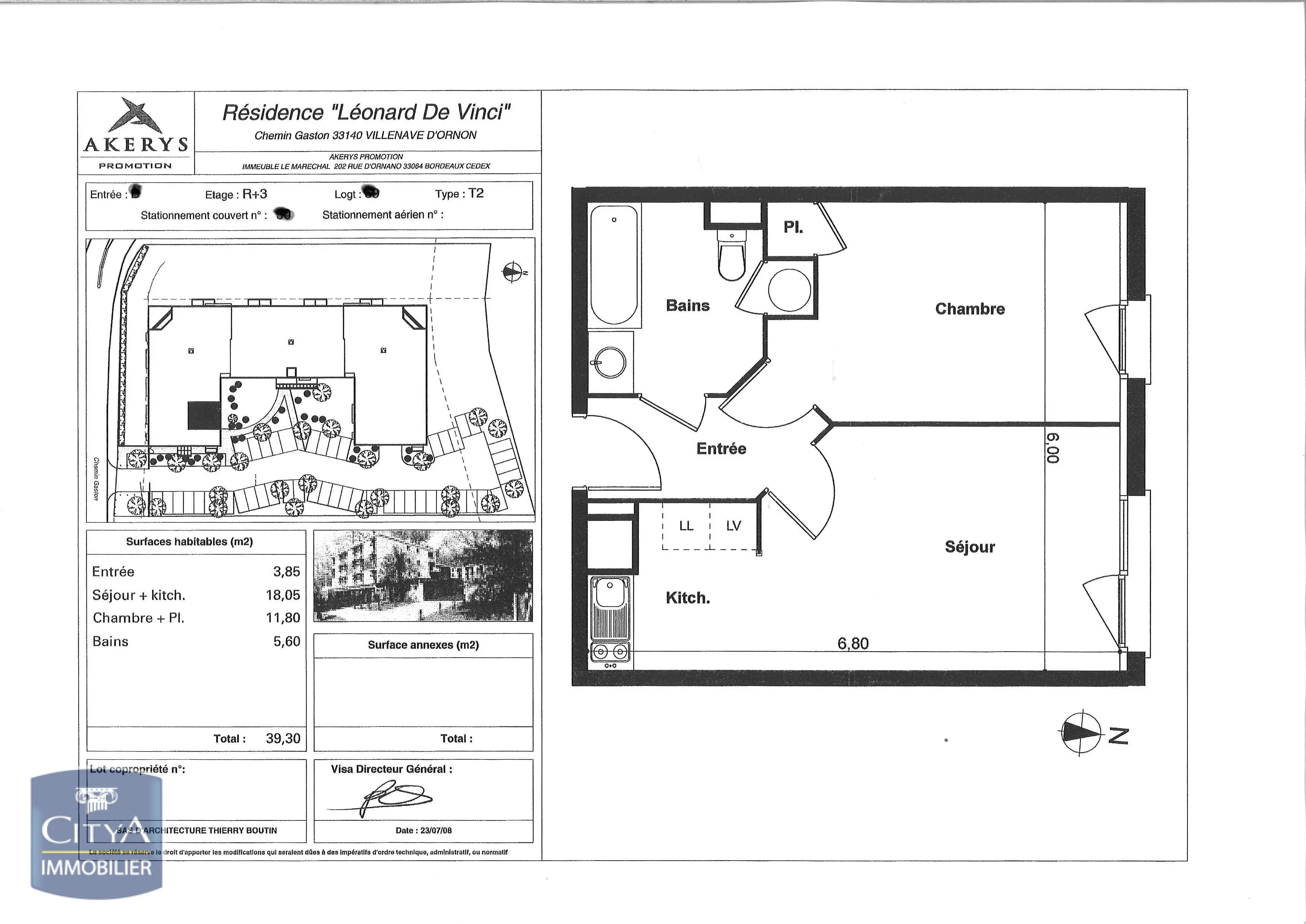 Photo 2 Appartement 2 pièces 39.3m²