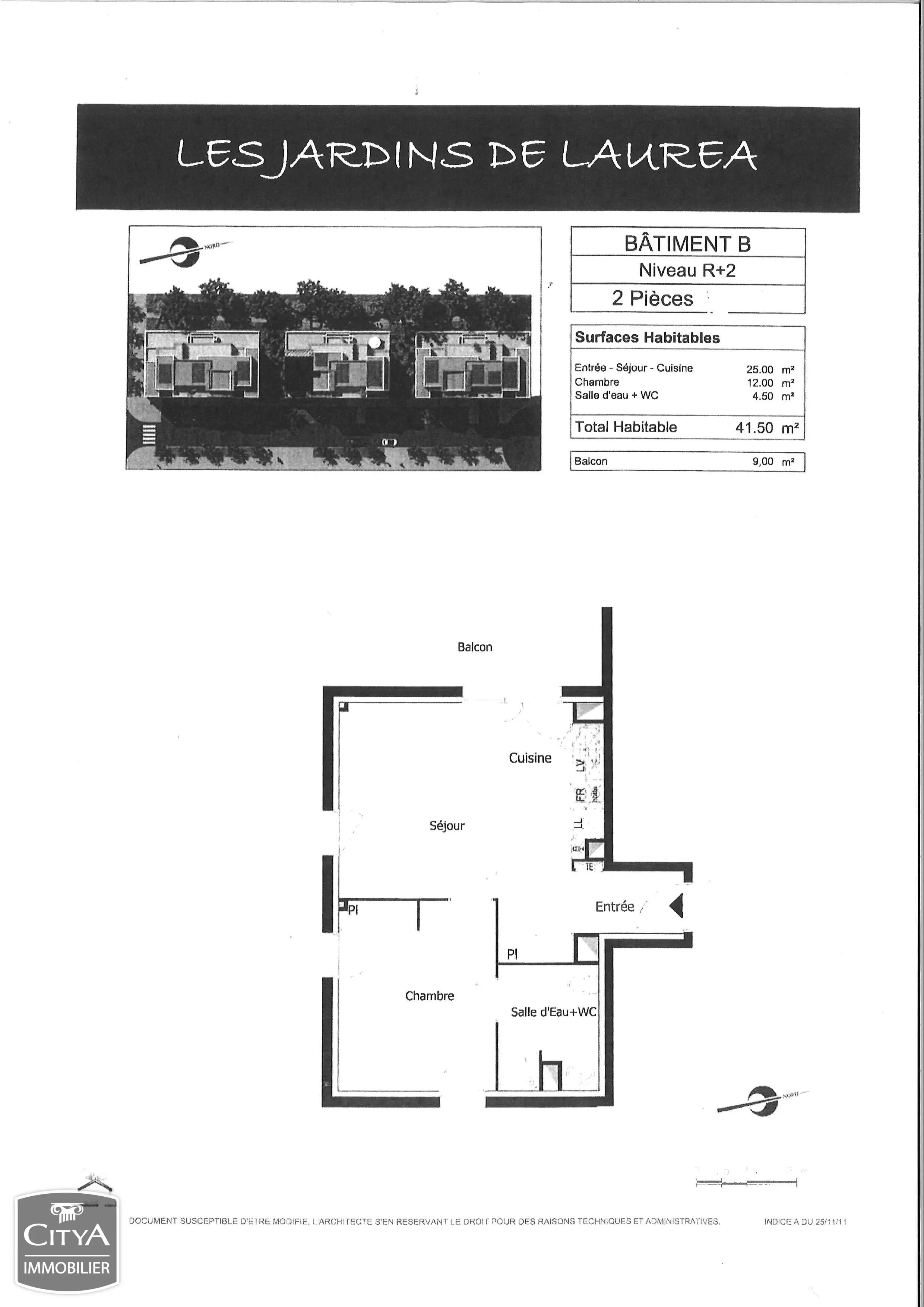 Photo 2 Appartement 2 pièces 41.5m²