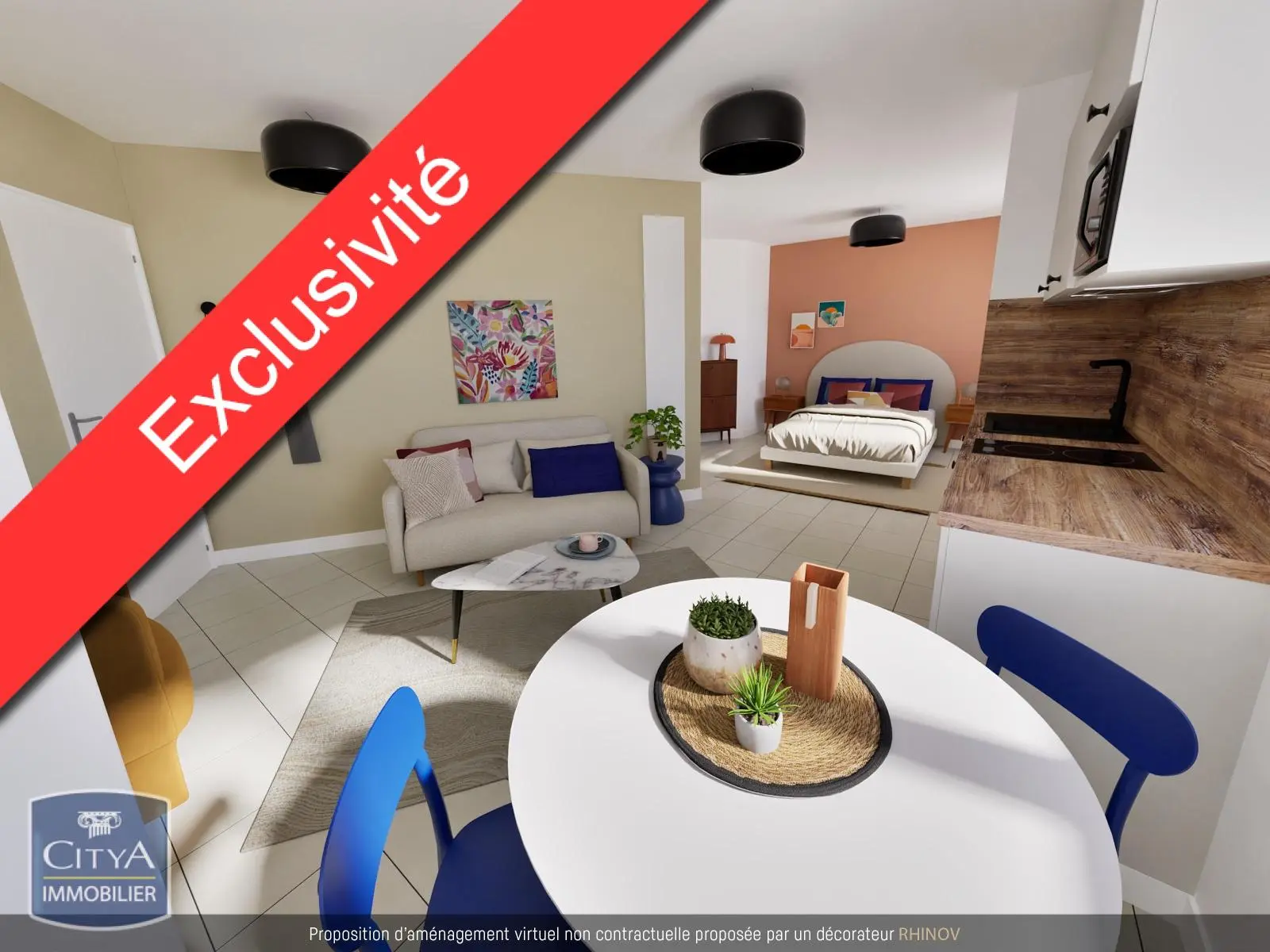 Photo 1 Appartement 1 pièce 32.9m²