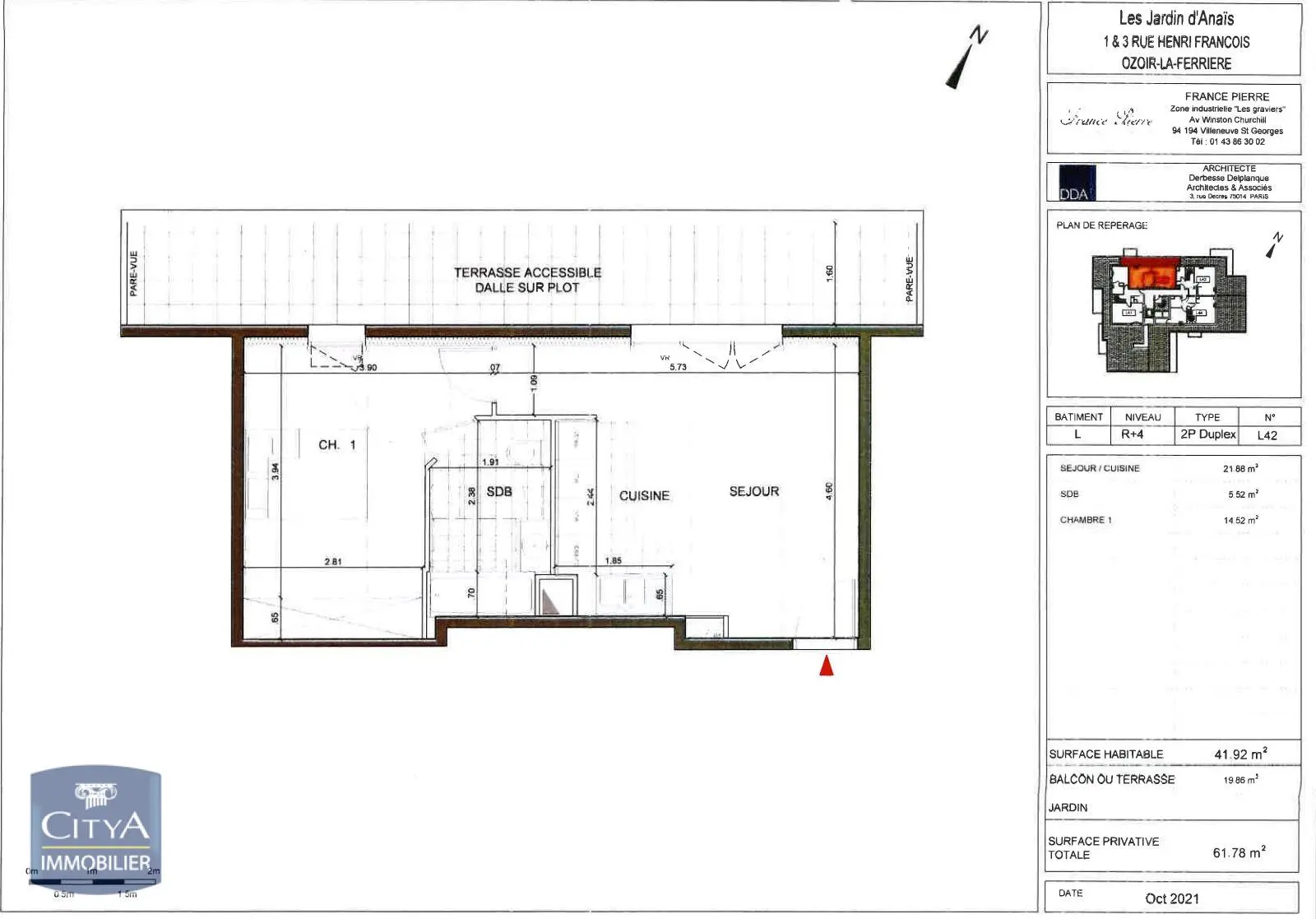 Photo 6 Appartement 2 pièces 41.9m²