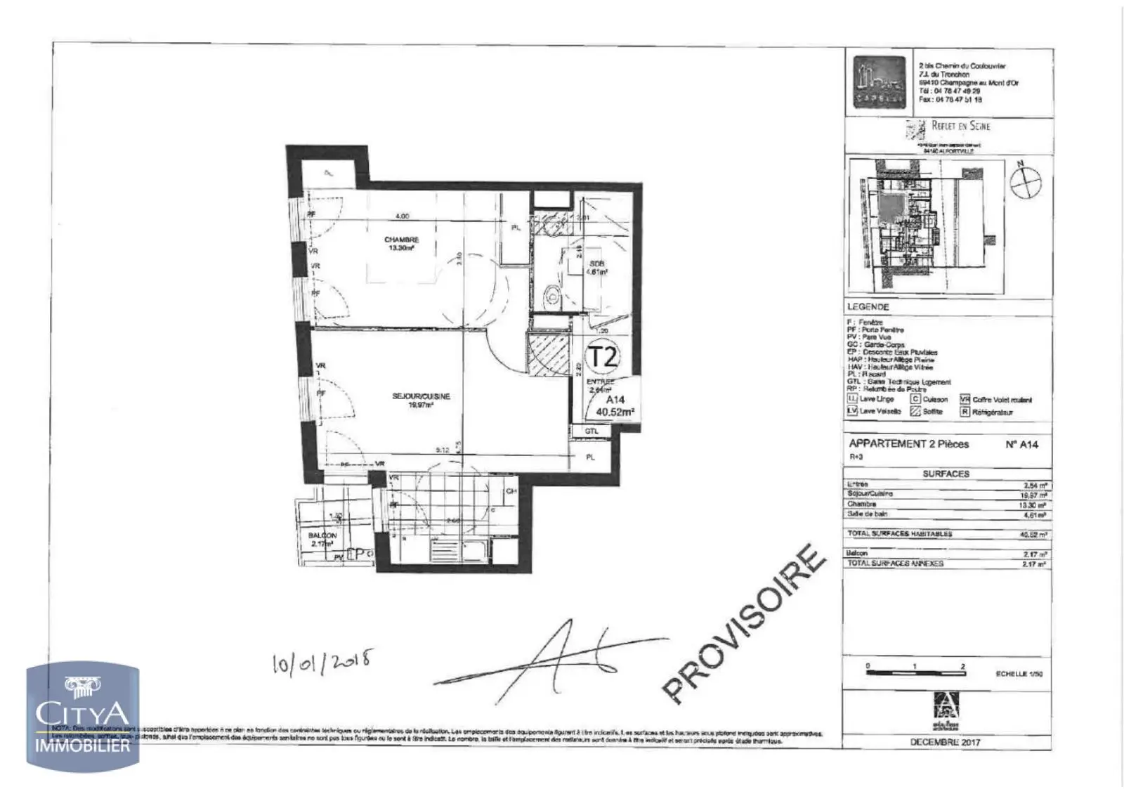 Photo 1 Appartement 2 pièces 40.52m²