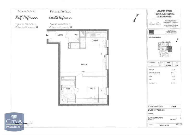 Photo 9 Appartement 2 pièces 46.4m²