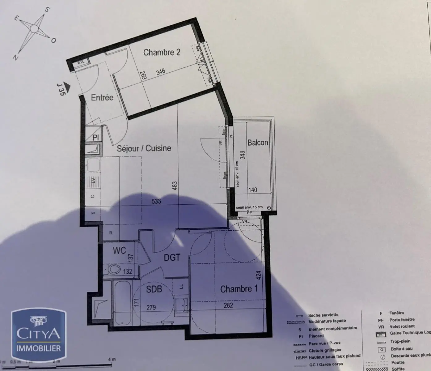 Photo 7 Appartement 3 pièces 57.9m²